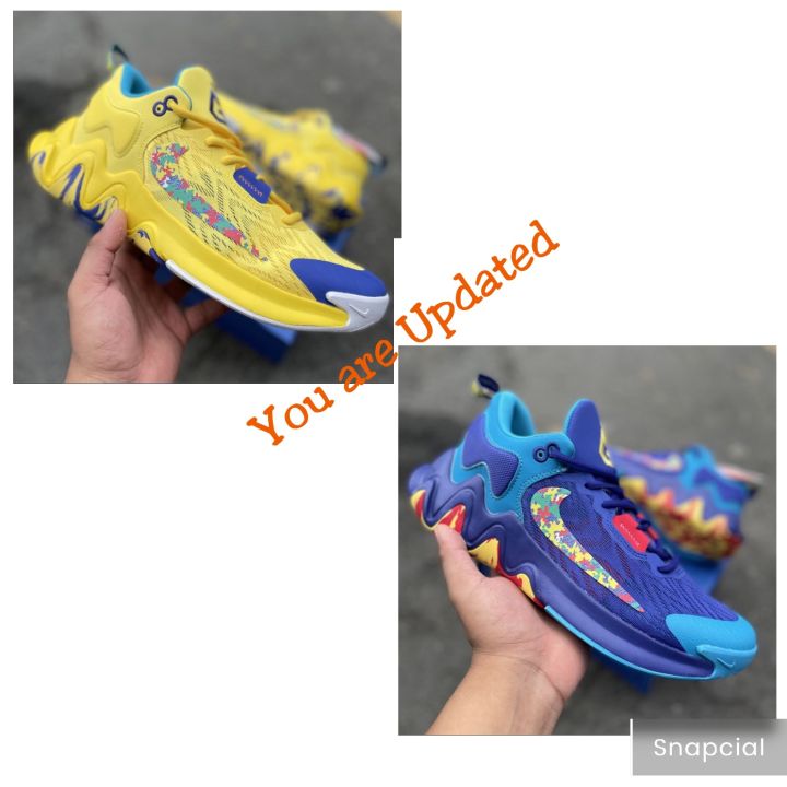 Giannis Immortality 2 Yellow and Blue Colorway, Men Shoes