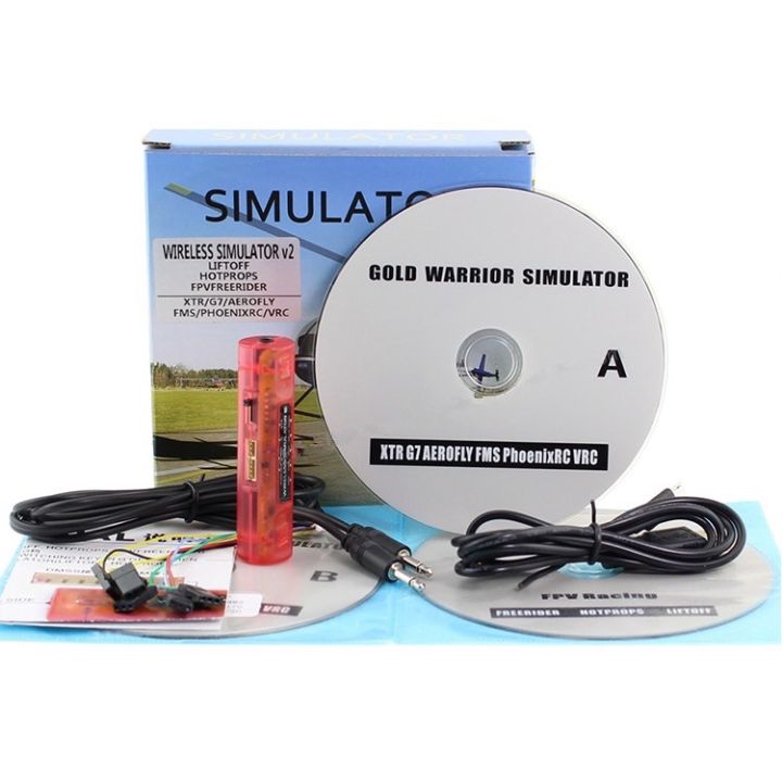 wireless-simulator-v-2-ชุดฝึกเครื่องบินบังคับ-วิทยุแบบไร้สาย-อะไหล่อุปกรณ์เสริมเฮลิคอปเตอร์บังคับวิทยุ