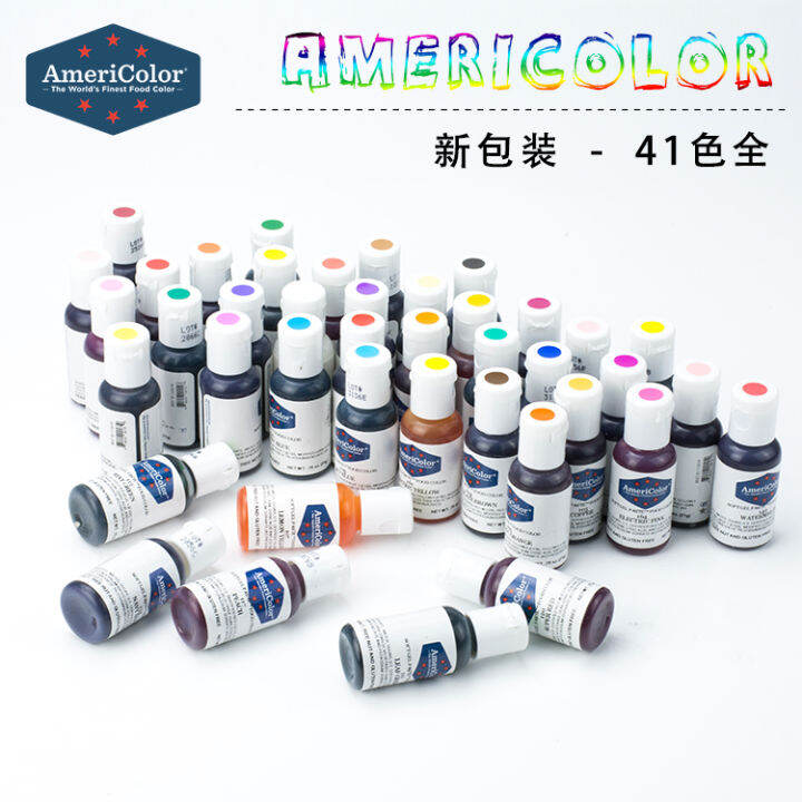 American Americolor Food Coloring/Color Paste Gel Ac Fondant Pigment