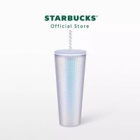 Starbucks Soft Touch Grid Cold Cup 24oz. แก้วทัมเบลอร์สตาร์บัคส์พลาสติก ขนาด 24ออนซ์ ของแท้100%