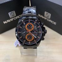 นาฬิกาข้อมือชาย ระบบ6เข็ม นาฬิกาลำลองชาย แบรนด์NAVIFORCE  มีวันที่ สัปดาห์ กันน้ำ ส่งพร้อมกล่องกระดาษแบรนด์