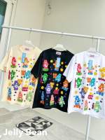 •ᴥ• JELLY BEAN •ᴥ• เสื้อยืด Oversize สกรีนลาย CARE BEAR COLORFULLY ?? เสื้อยืดจำเป็นต้องน่ารักขนาดนี้มุ้ยยย~