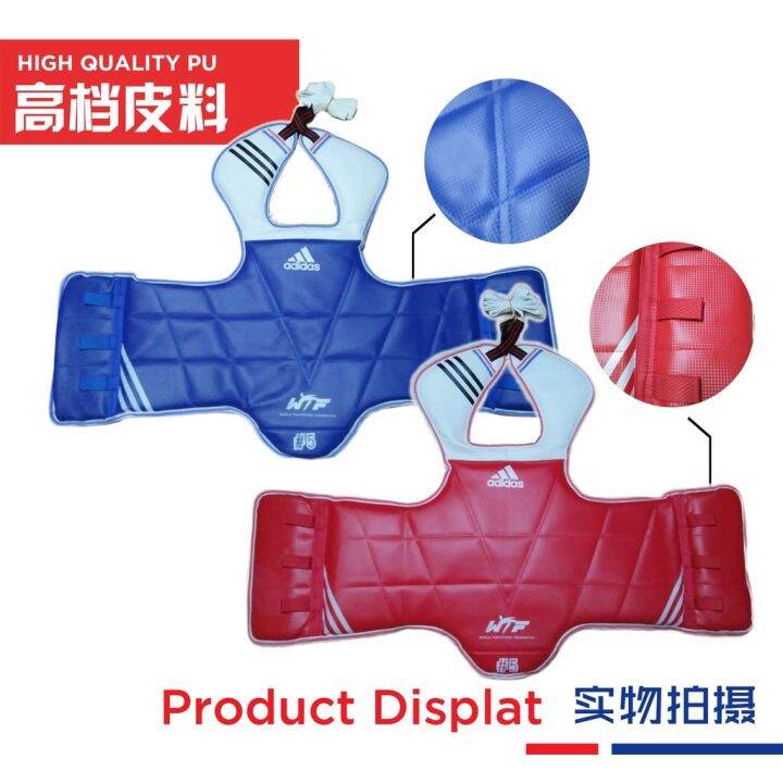 Taekwondo Vest Chest Protector Taekwondo Protective Vest（Red and Blue