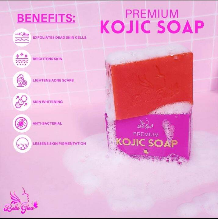 Premium Kojic Soap by Belle Glow Lazada PH