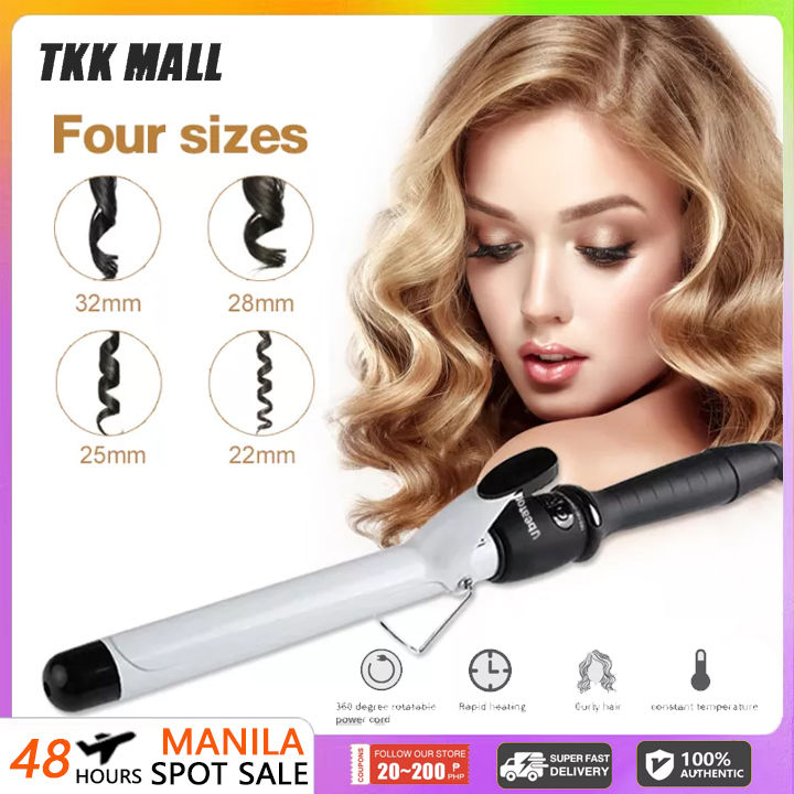 Fast Delivery】 Professional Hair Curler Electric Curling Iron More Size 22  25 28 32Mm Hair Care Styling Tools Ceramic Wave Magic Style Fast Heating Curling  Iron For Dry And Wet Hair Use