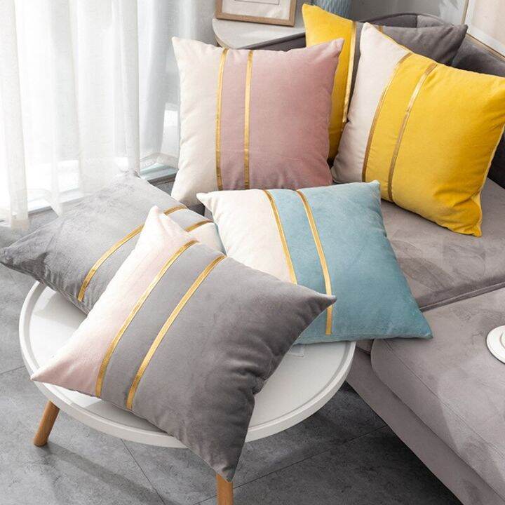 Pillowcase Luxury Velvet Cushion Cover 45x45cm Home Decor Pillow Case
