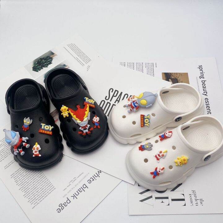Crocs Jibbitz Charms Shoes Accessories DIY 3D Ultraman Tiga Taro Clogs