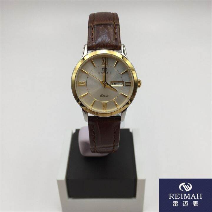 Genuine Reimah Reimah Watch 6092m L Business Casual Belt Watch Men's 