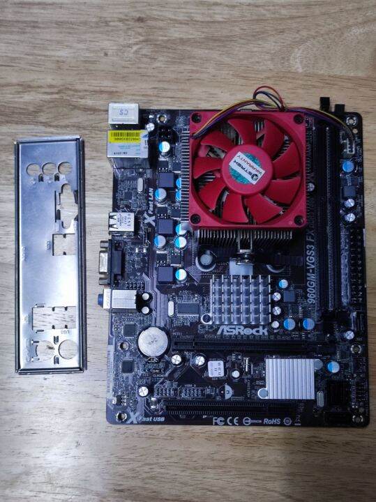 Maineboard am3+ 960GM vgs3 Fx + CPU FX6100 พัดลม 6คอร์ 6เทรด | Lazada.co.th