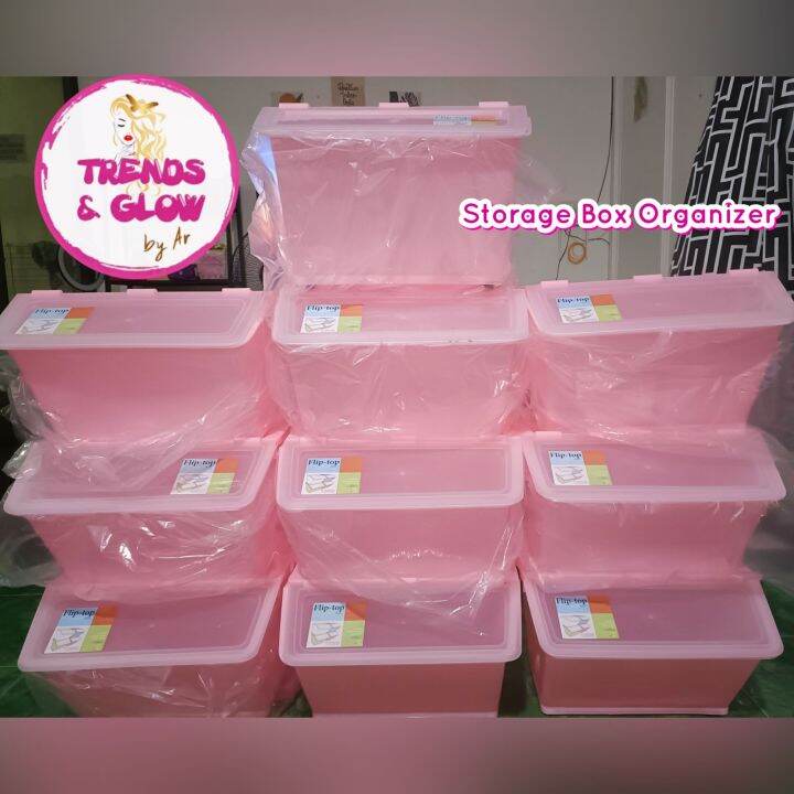 FLIPTOP STORAGE BOX ORGANIZER BIG SIZE 56L Lazada PH