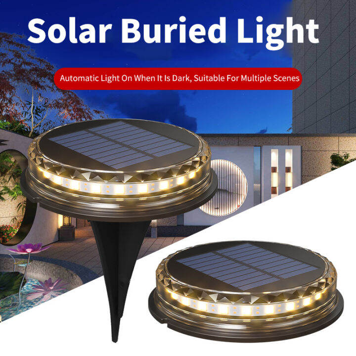 JeeYee Solar Led Lawn Light Outdoor Garden Decor Lamp Waterproof for