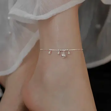 Buy hot sale silver anklets