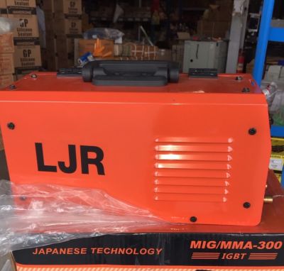 ตู้เชื่อม LJR MIG/MMA-300
เชื่อม Flux cored ได้ เทคโนโลยีใหม่ ไม่ต้องใช้ก๊าช CO2 อุปกรณ์พร้อมใช้งานทนทานงานเกรดเอ