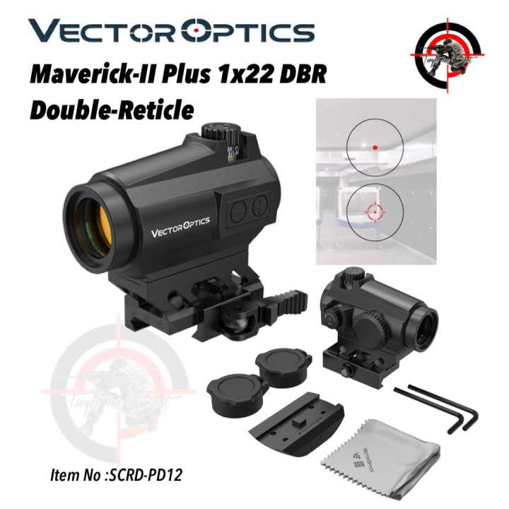 Vector Optics SCRD-PD12 Maverick Gen2 Plus Double Reticle 1x22