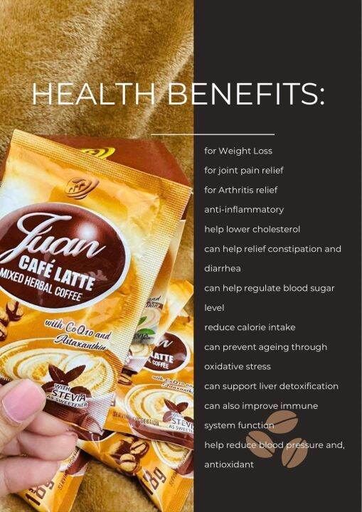 ORGANIC MIXED HERBAL COFFEE / Astaxanthin & CoQ10 / SUGAR FREE Lazada PH