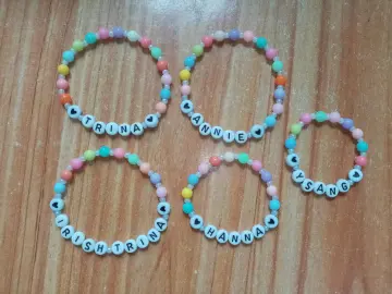 Beads For Jewelry Making Kids Adults Aesthetic With Alphabet
