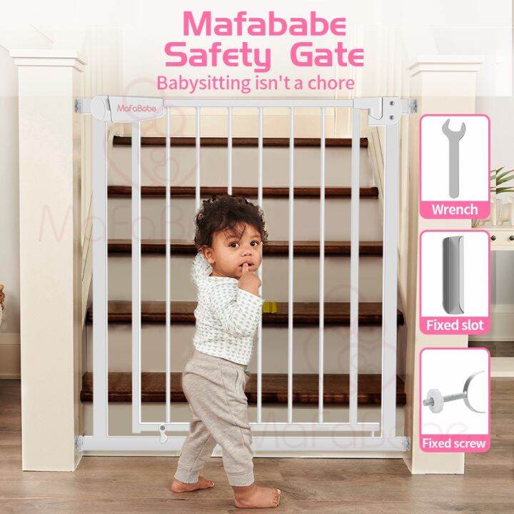 Mafababe baby Safety Gate baby Safety Lock AutoClose One Handed