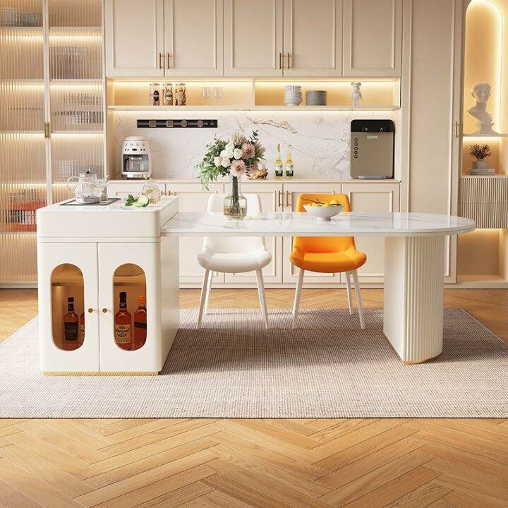 Kitchen Island plus Dining Table Integrated Household Small Apartment