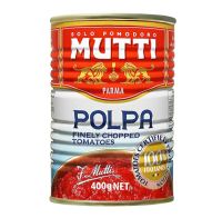 มุตติ มะเขือเทศอิตาลีหั่นละเอียด Mutti Polpa Finely Chopped Tomatoes 400g.