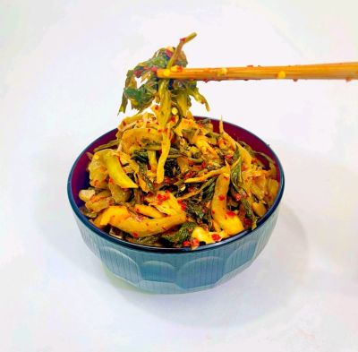 ผักกาดดอง​ กิมจิ  สูตร​จีน​ยู​นาน​ 暴杂阴菜 1000กรัม