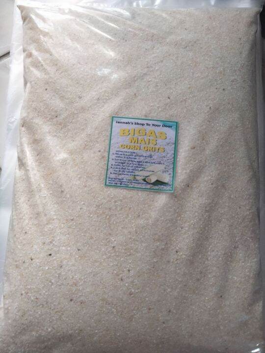 5KG No.12 White Corn Grits Bigas Mais Good For Diabetic and Weightloss Lazada PH