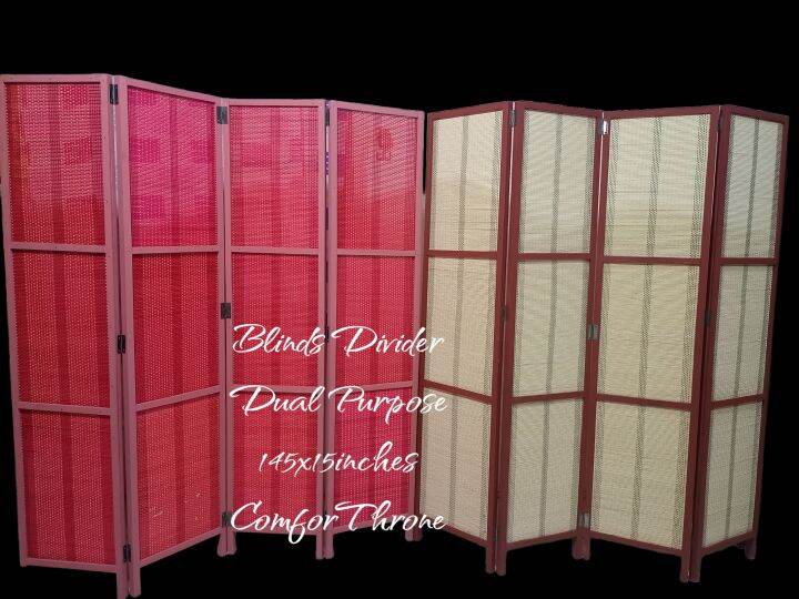 WALL BLINDS DIVIDER 2in1/ROOM PARTITION 4 PANELS/BLINDS DIVIDER Lazada PH
