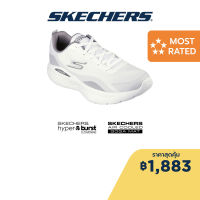 Skechers สเก็ตเชอร์ส รองเท้าผู้ชาย Men GOrun Lite Sublimation Running Shoes - 220896-WGY Air-Cooled Goga Mat M-STRIKE Hyper Burst, Ortholite, Our Planet Matters- Recycled