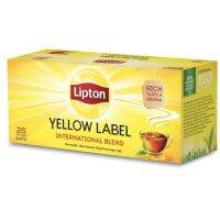 ชาลิปตัน Tea Lipton Yellow Label ขนาด 25 ซอง