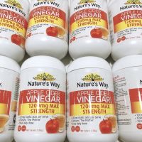 Nature’s way Apple cider vinegar 90 เม็ด 1200 มก. นำเข้าจาก ??