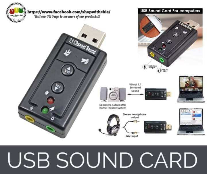 USB SOUND CARD ADAPTER Lazada PH