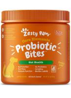 ส่งฟรี zesty paws probiotic bites for dog  (pumpkin flavor) อาหารเสริมสำหรับสุนัข 90เม็ด