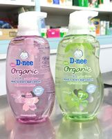 D-nee organic HEAD&amp;BODY BABY WASH สบู่เหลวอาบและสระ ดี-นี่ ปริมาณสุทธิ 380 มล.( มีให้เลือก 2 กลิ่น]