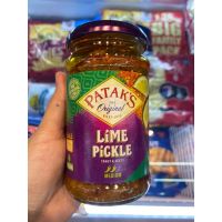 Lime Pickle Sauce ( Patak’s Brand ) 283 G. ซอสผสมมะนาวดอง สำหรับจิ้มอาหาร ( ตรา พาทัคส์ )