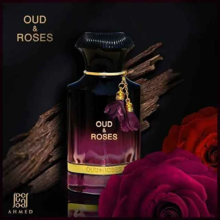 น้ำหอมอาหรับ OUD & ROSES Ahmed Al Maghribi Perfumes น้ำหอมดูไบ Lazada.co.th