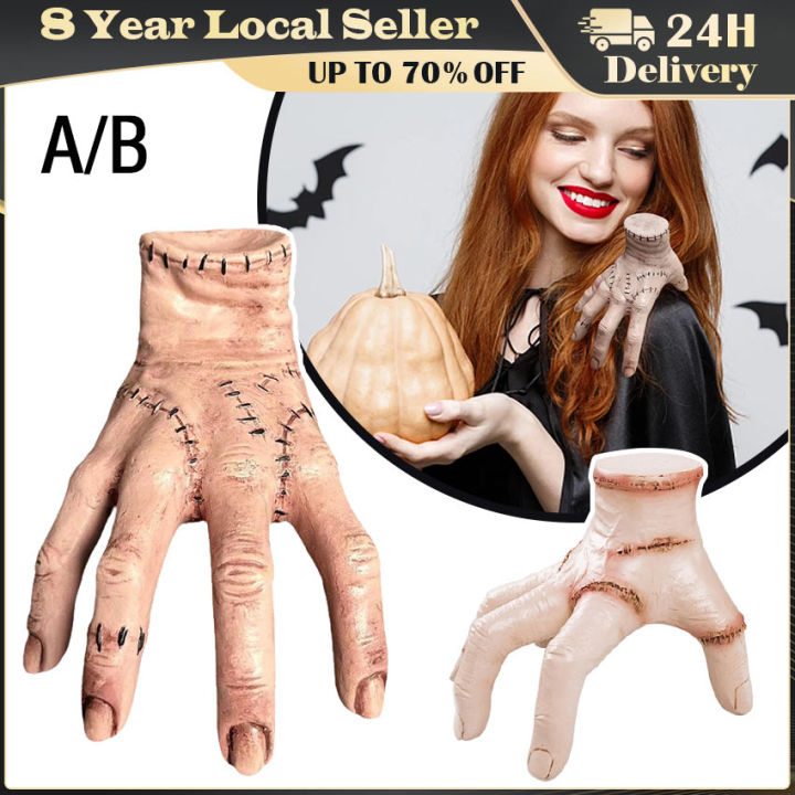 Wednesday Thing Hand From Addams Family Ornament Latex Figurine Home Decor  Desktop Crafts Sculpture Decoration Halloween Toys - Appleverse