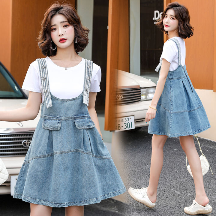 Chỉ 10-12.10 Mua 2 giảm 6 mua 3 giảm 9 Đầm yếm nữ thiết kế Méo shop phối  cúc phong cách Hàn quốc Yemy - MixASale