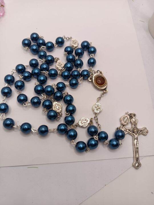 PEARL ROSARY WITH TERRA JERUSALEM AND SAINT BENEDICT MYSTERIES | Lazada PH