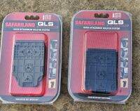 SAFARILAND​ QUICK LOCKING SYSTEM KIT​(QLS)​ BLACK ​(ตัวผู้-ตัวเมีย)​ พร้อมน๊อตและคู่มือการใช้จากโรงงาน ของแท้