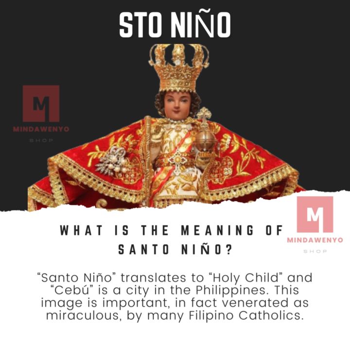 Laminated Santo Niño de Cebu | Santo Niño Prayer | Santo Nino Cebu