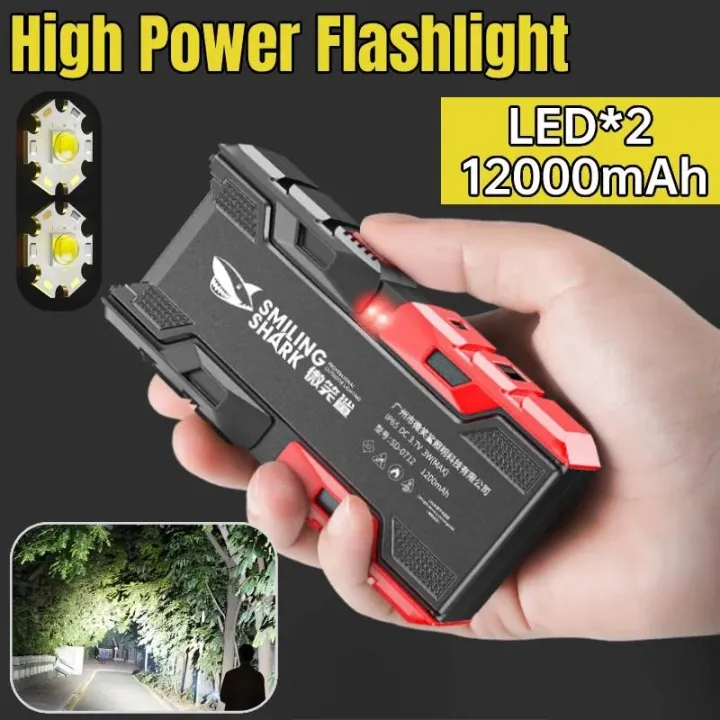 【COD】24hours delivery Strong Bright Flashlight Rechargeable Outdoor ...