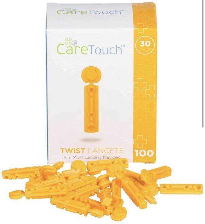 CareTouch Lancets for Diabetes Testing 100Lancets 30 Gauge Diabetic
