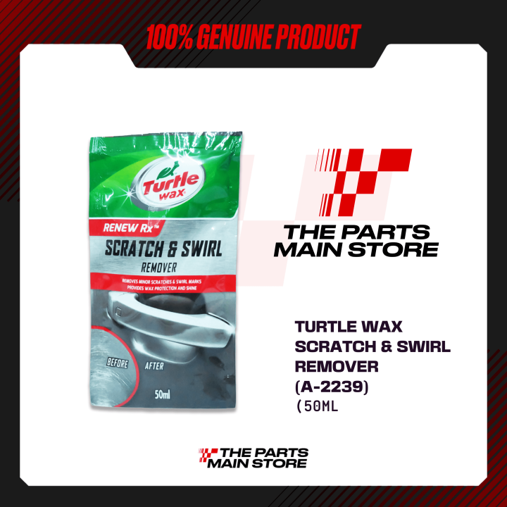 TURTLE WAX RUBBING POLISHING COMPOUND SCRATCH AND SWIRL REMOVER (A2239) 50ML Lazada PH