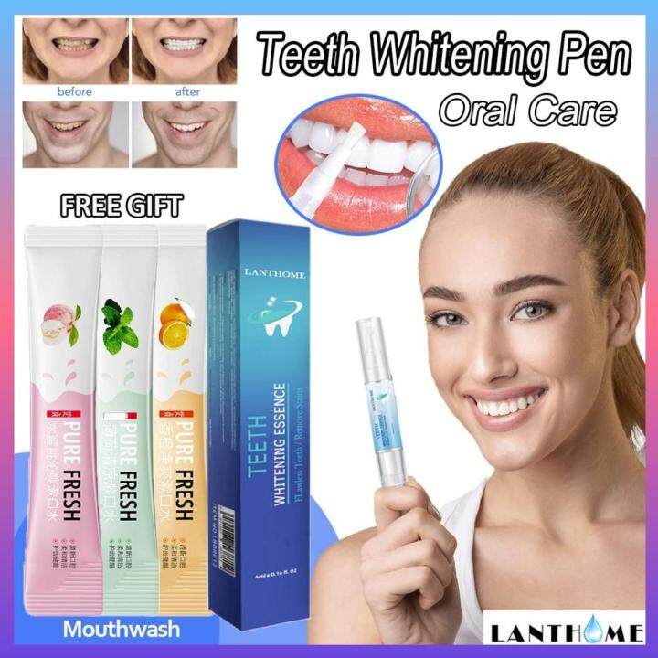 [ Free Gift ] Teeth Whitening Pen Oral Care Whiten Teeth Naturally