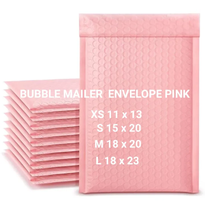 PINK / BLACK BUBBLE MAILER PADDED ENVELOPE Lazada PH