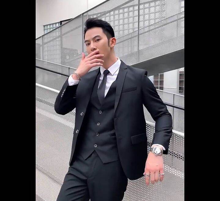 Kenro Formal Suit For Men High End 2023 New Pure Color Korean Slim Dinner  Business Office Wedding Tuxedo | Lazada Ph