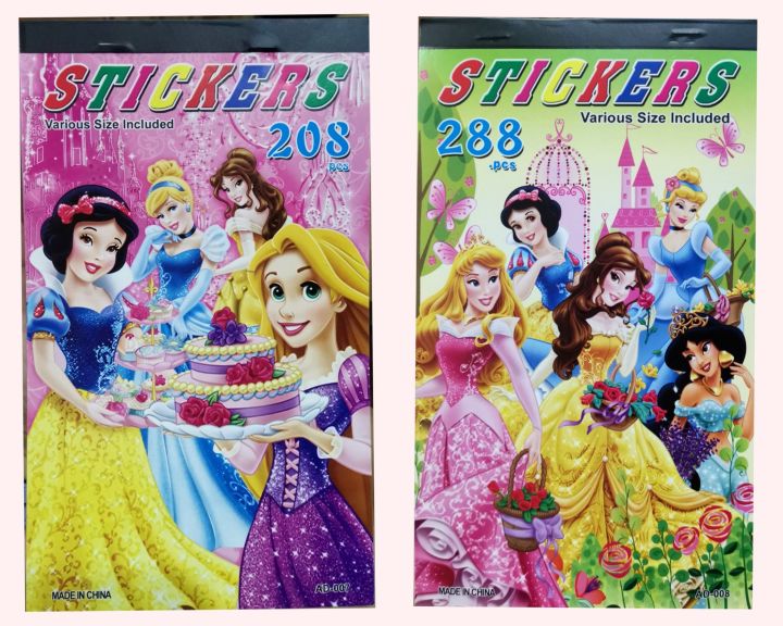 720px x 576px - Disney Princess/Princesses 6-pages Stickers Pad/ Sticker Book party prizes  lootbag filler giveaway | Lazada PH