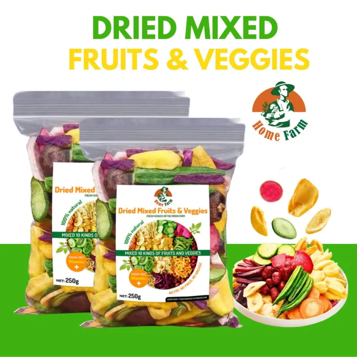 Home Farm Dried fruit mixed 10 kinds of fruits and vegetables lots of