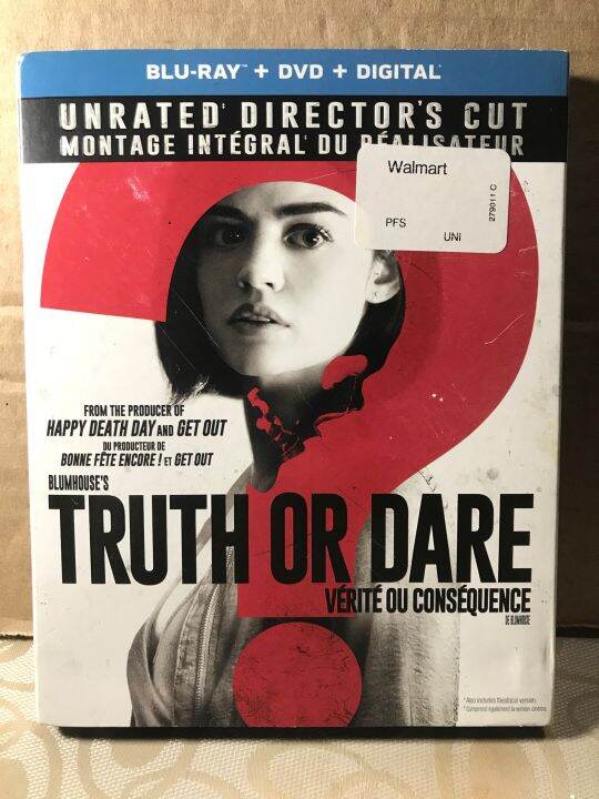 BLUMHOUSE'S Truth or Dare UNRATED DIRECTOR'S CUT Blu-Ray+DVD | Lazada PH