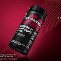 ?100เม็ด Muscletech​ Hydroxycut Hardcore Elite​ 100caps.(แฟตเบิร์นสูตรมีคาเฟอีน100caps)​