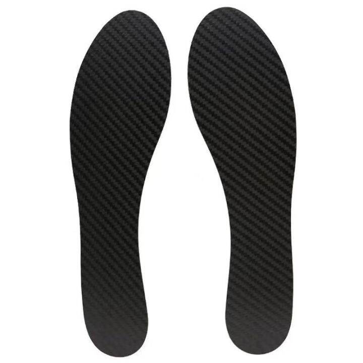 Carbon fiber insole with high elasticity and durability, full length